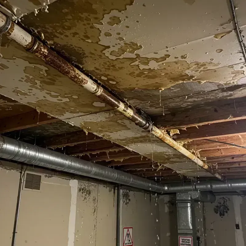 Ceiling Water Damage Repair in Cortland, OH