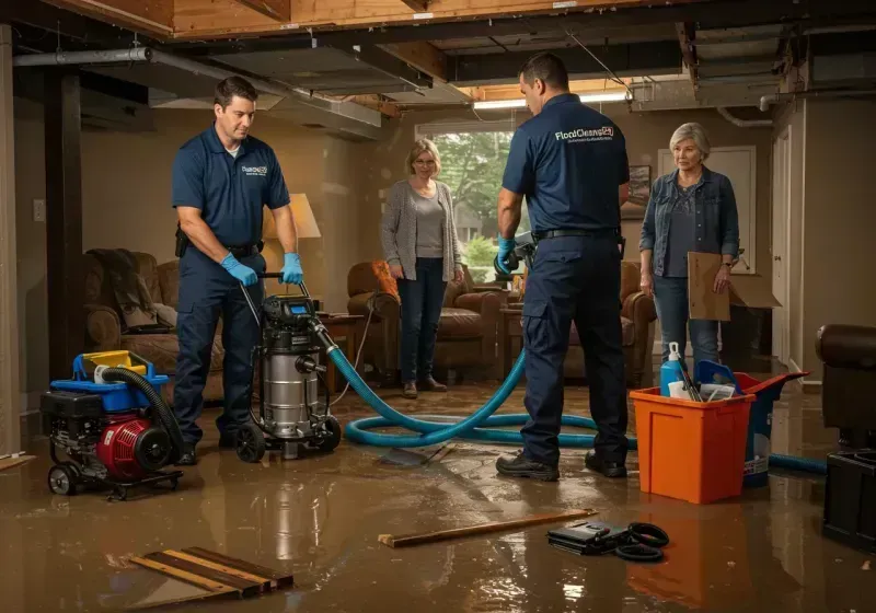 Basement Water Extraction and Removal Techniques process in Cortland, OH